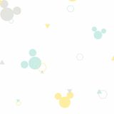 Papel De Parede Wiler Disney Mickey - Amarelo. Vermelho E Azul