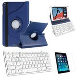 Capa/Teclado/Película para iPad 9ª Geração 10.2" 2021 - Azul