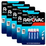 Pilhas Aaa Alcalina Rayovac 5 Cart - 30 Unidades