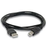 Cabo USB 2.0 AM/BM para Impressoras HP Epson Lexmark Brother Canon - 1,8 Mts