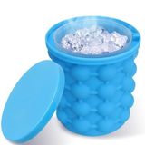 Mini Balde Forma De Gelo Em Silicone Ice