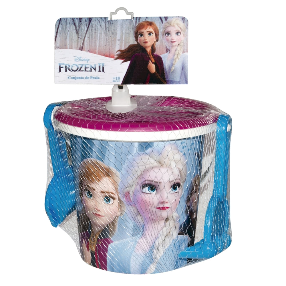 Conjunto De Praia Frozen Princesas Disney Bbra