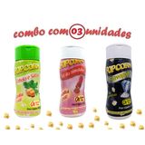 Combo Popcorn - 03 Sabores - Cebola E Salsa, Sal Do Himalaia E Flavapop Manteiga