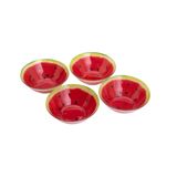 Conjunto 4 Bowls De Vidro Melância