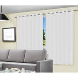 Cortina Corta Luz Blackout PVC 2,80m x 1,80m Branco