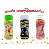 Combo Popcorn - 03 Sabores - Tomate E Queijo, Sal Do Himalaia E Flavapop Manteiga