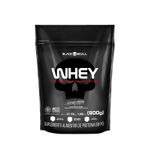 Whey Protein Protein 900G  Morango Caveira Preta Black Skull