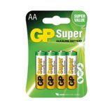 04 Pilhas Aa 2a C/4 Alcalina Super Super Alkaline Boa