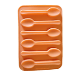 Forma Silicone Com 6 Cavidades Colheres Pequena Confeitaria Biscuit Coral