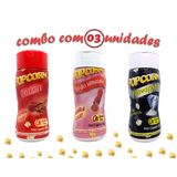 Combo Popcorn - 03 Sabores - Bacon, Sal Do Himalaia E Flavapop Manteiga