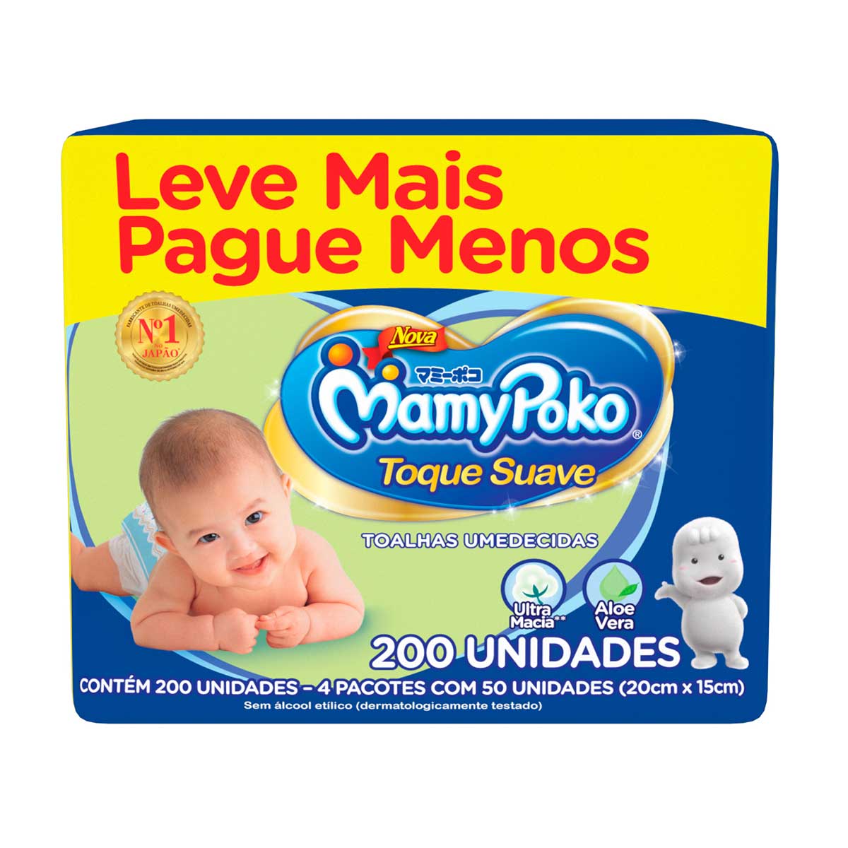 Toalha Umedecida Toque Suave 200 Unidades é boa?