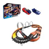 Hot Wheels Pista Wace Match 3 Looping C/ Carrinhos 6+ Fun