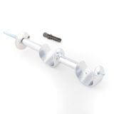 Suporte Duplo Para Varao De Cortina 28x28mm - SL167 - 10 SL167-10 Wiler-K
