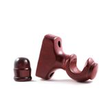 Kit Suporte e Ponteira em Madeira 19mm Mogno 70A-M Santone