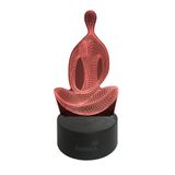 Abajur Luminária Decorativa Led 3D Meditação