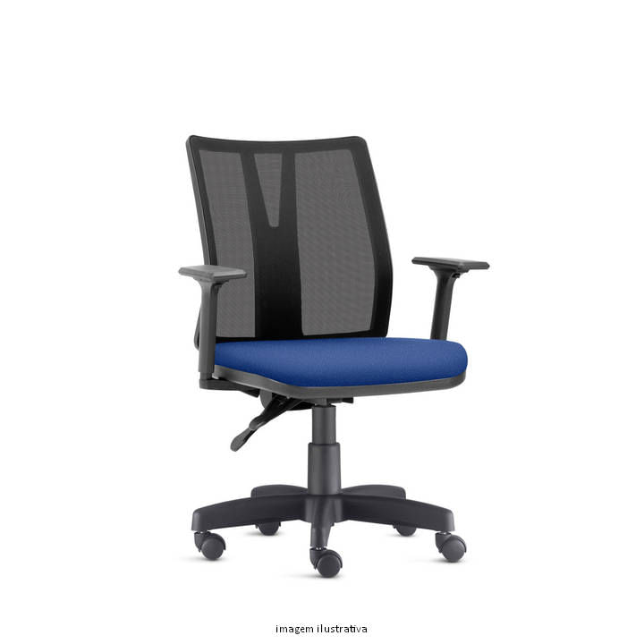 Cadeira de Escritório Addit Tela Mesh Ergonômica com braços N17 ABNT Tecido Crepe - Frisokar Menor preço em Cadeira de Escritório Addit Tela Mesh Ergonômica com braços N17 ABNT Tecido Crepe - Frisokar