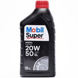 Óleo Lubrificante Do Motor Mobil Super Api Sl 20w50 Mineral 1l