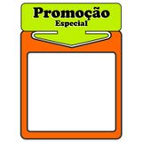 10 Cartaz Modelo Promoção Especial Grande Em Pvc Reutilizável E Editável 31x25cm