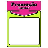 10 Cartaz Modelo Promoção Especial Grande Em Pvc Reutilizável E Editável 31x25cm