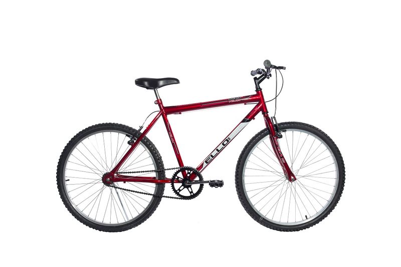Bicicleta Ello Bike Velox Aro 26 Rígida 1 Marcha - Vermelho