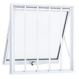 Janela Maxiar Esquadria Brasil Vetx 40x40 Branco Grade