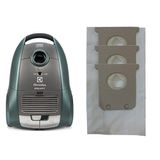 Kit Com 9 Sacos Descartáveis Aspirador Pó Electrolux Equipt Clario