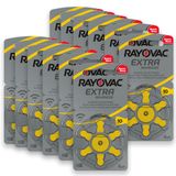 Pilhas Baterias 10 Rayovac Pr70 Aparelho Auditivo 72 Unidades