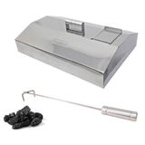 Espalhador Brasa Carvão + Abafador Inox 56cm, Churrasqueiras