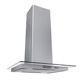 Coifa Ilha 60cm Vidro Reto Nardelli Inox - 220V