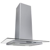 Coifa Ilha 75cm Vidro Reto Nardelli Inox - 220V