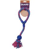 Brinquedo Jambo Mordedor Corda Lance Plastic para Cães