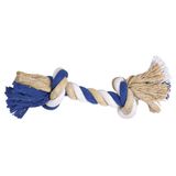 Brinquedo Jambo para Cães Mordedor Dental Bone Azul - Tamanho PP