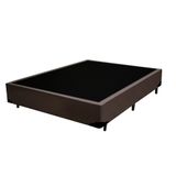 Base Box Casal Sintético Marrom 38x138x188 Serra Negra