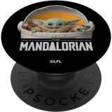 Star Wars The Mandalorian The Child Floating Pod Popsockets Popgrip: Aperto Permutável Para Telefones &amp, Tablets