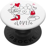 Disney Mickey E Minnie Love Hearts Popsockets Popgrip: Aperto Permutável Para Telefones &amp, Tablets