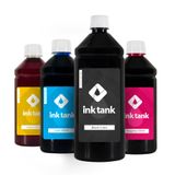 Kit 4 Tintas Epson L365 Corante Ecotank Black 1l e CMY 500ml - Ink Tank