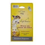Bloco Pombo Branco Roedores Osso Siba - Tamanho P