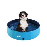 Piscina Para Cachorro Pets Dobrável 120 Cm X 30 Cm Vg+