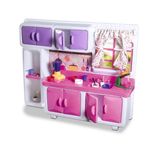 Cozinha Menina Infantil De Brinquedo Pia Rosa + Acessórios