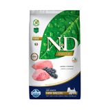 Ração Farmina N&D Prime para Cães Adultos de Raças Pequenas Sabor Cordeiro e Blueberry - 10,1kg