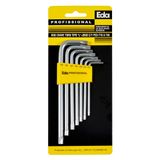 Kit Com 7 Chaves Torx Tipo-l Longa Profissional T10 A T40 - Eda