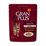 Ração Úmida GranPlus Para Gatos Adultos Sachê Sabor Salmão - 85g