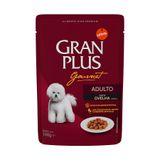 Ração Úmida GranPlus Gourmet Para Cães Adultos Sachê Sabor Ovelha - 100g