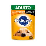 Ração Úmida Pedigree Cães Adultos Sachê Sabor Frango - 100g - 1 unidade