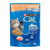 Ração Úmida Nestlé Purina Cat Chow para Gatos Filhotes sabor Frango 85g - 1 unidade