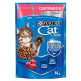 Ração Nestlé Purina Cat Chow Castrados Sachê Carne ao Molho - 1 unidade