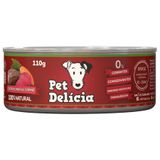 Ração Úmida Pet Delícia Cães Sabor Caçarolinha de Carne 110g