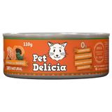 Ração Úmida Pet Delícia Gatos Sabor Frango com Mamão - 110g