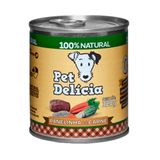 Ração Úmida Pet Delícia para Cães Adultos sabor Carne 320g