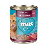 Ração Úmida Max Cat para Gatos Adultos Atum e Sardinha 280g - 1 unidade